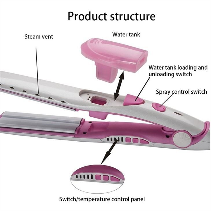 Tanperati kontwol vape cheve straightener